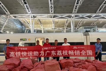 岭南荔枝4小时直达武汉！京东物流“高铁助农”物流方案落地广东